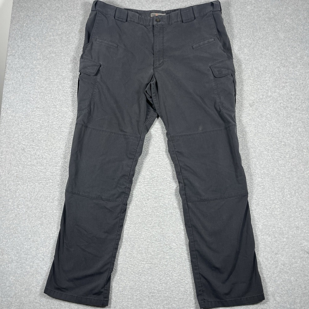 5.11 Tactical Pants Mens 42x34 Gray Stryke Cargo Ripstop Straight Workwear Utili